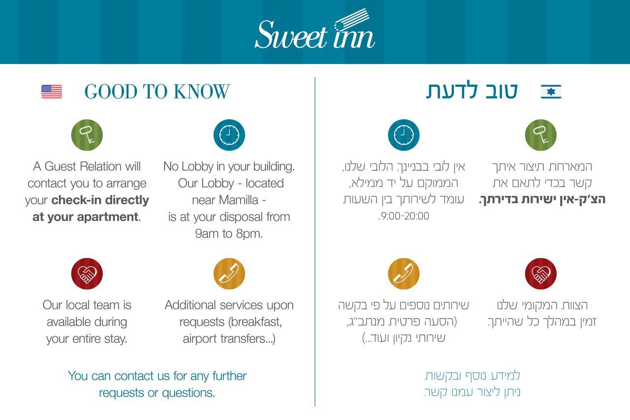 Sweet Inn Apartment - Ramban 13 예루살렘 외부 사진